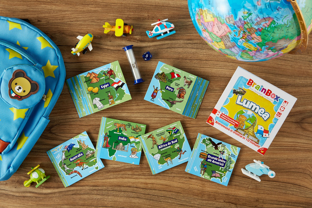 JOC EDUCATIV BRAINBOX LUMEA - THE GREEN BOARD GAME COMPANY LTD (G114001) - Libelula Vesela - Jucarii
