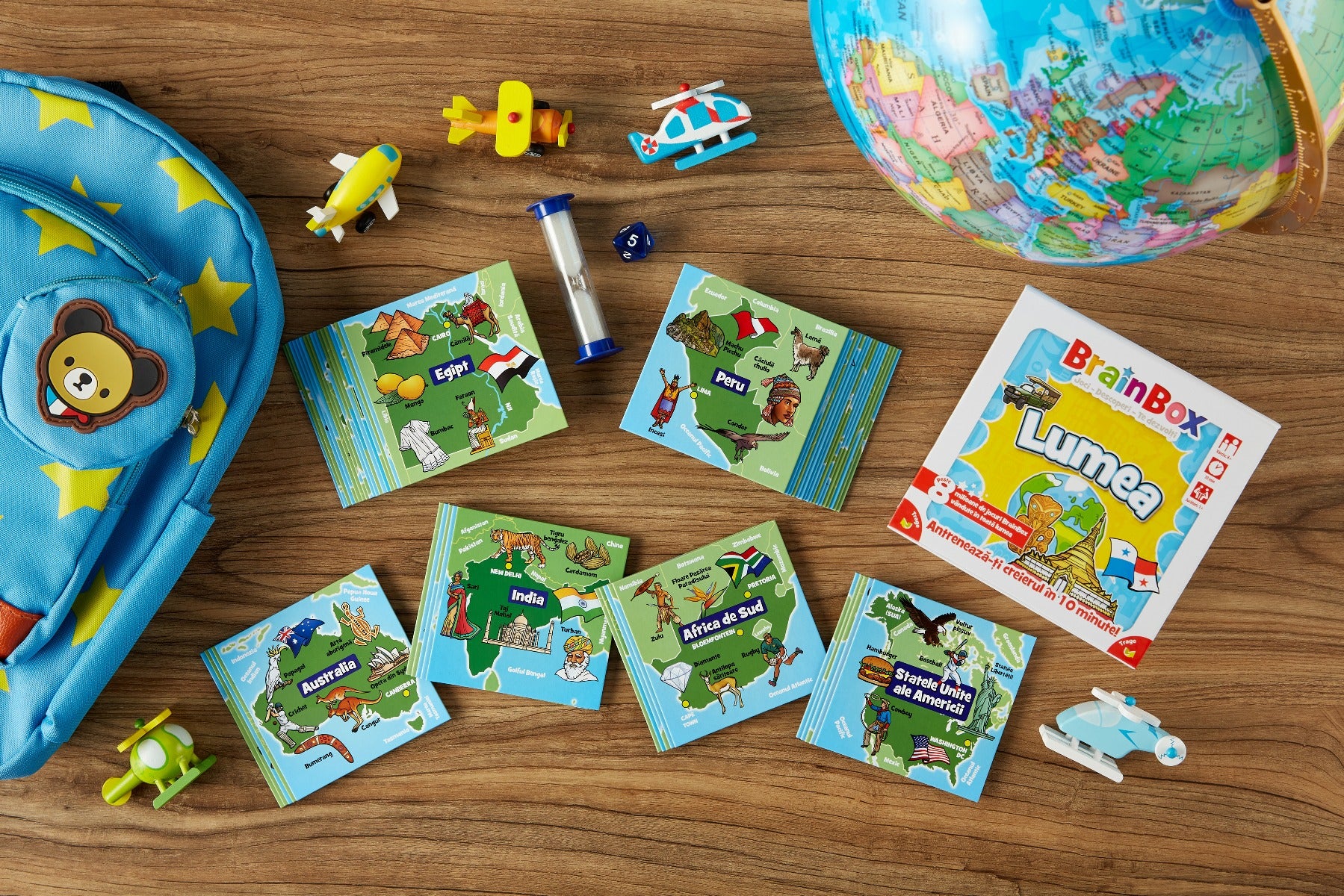 JOC EDUCATIV BRAINBOX LUMEA - THE GREEN BOARD GAME COMPANY LTD (G114001) - Libelula Vesela - Jucarii
