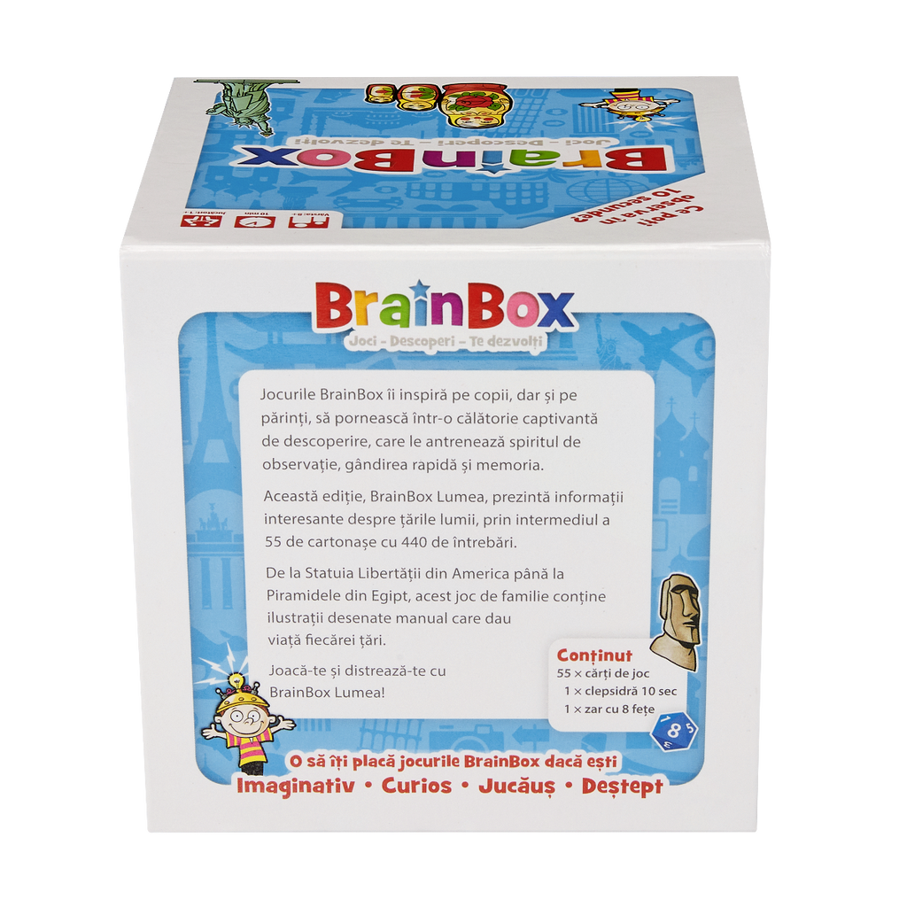 JOC EDUCATIV BRAINBOX LUMEA - THE GREEN BOARD GAME COMPANY LTD (G114001) - Libelula Vesela - Jucarii