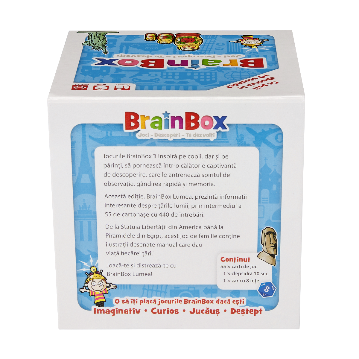 JOC EDUCATIV BRAINBOX LUMEA - THE GREEN BOARD GAME COMPANY LTD (G114001) - Libelula Vesela - Jucarii