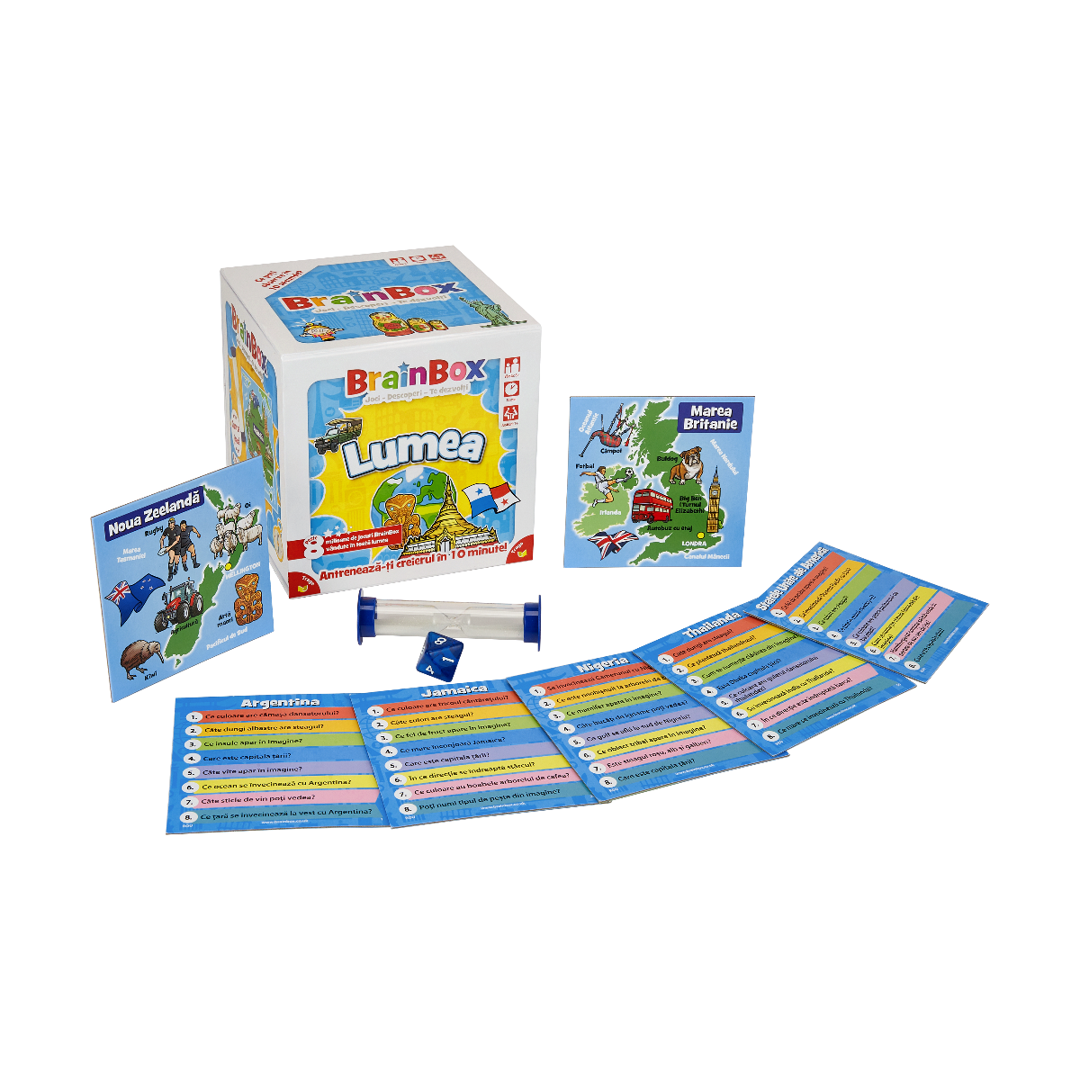 JOC EDUCATIV BRAINBOX LUMEA - THE GREEN BOARD GAME COMPANY LTD (G114001) - Libelula Vesela - Jucarii