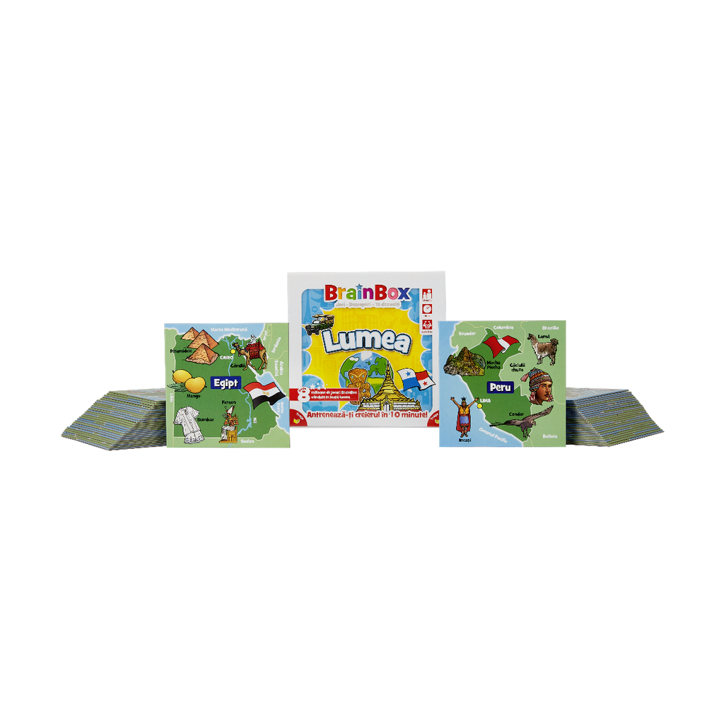JOC EDUCATIV BRAINBOX LUMEA - THE GREEN BOARD GAME COMPANY LTD (G114001) - Libelula Vesela - Jucarii