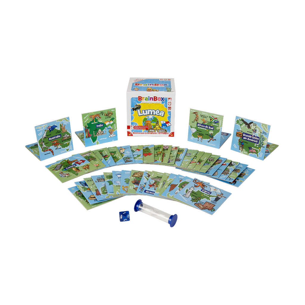 JOC EDUCATIV BRAINBOX LUMEA - THE GREEN BOARD GAME COMPANY LTD (G114001) - Libelula Vesela - Jucarii