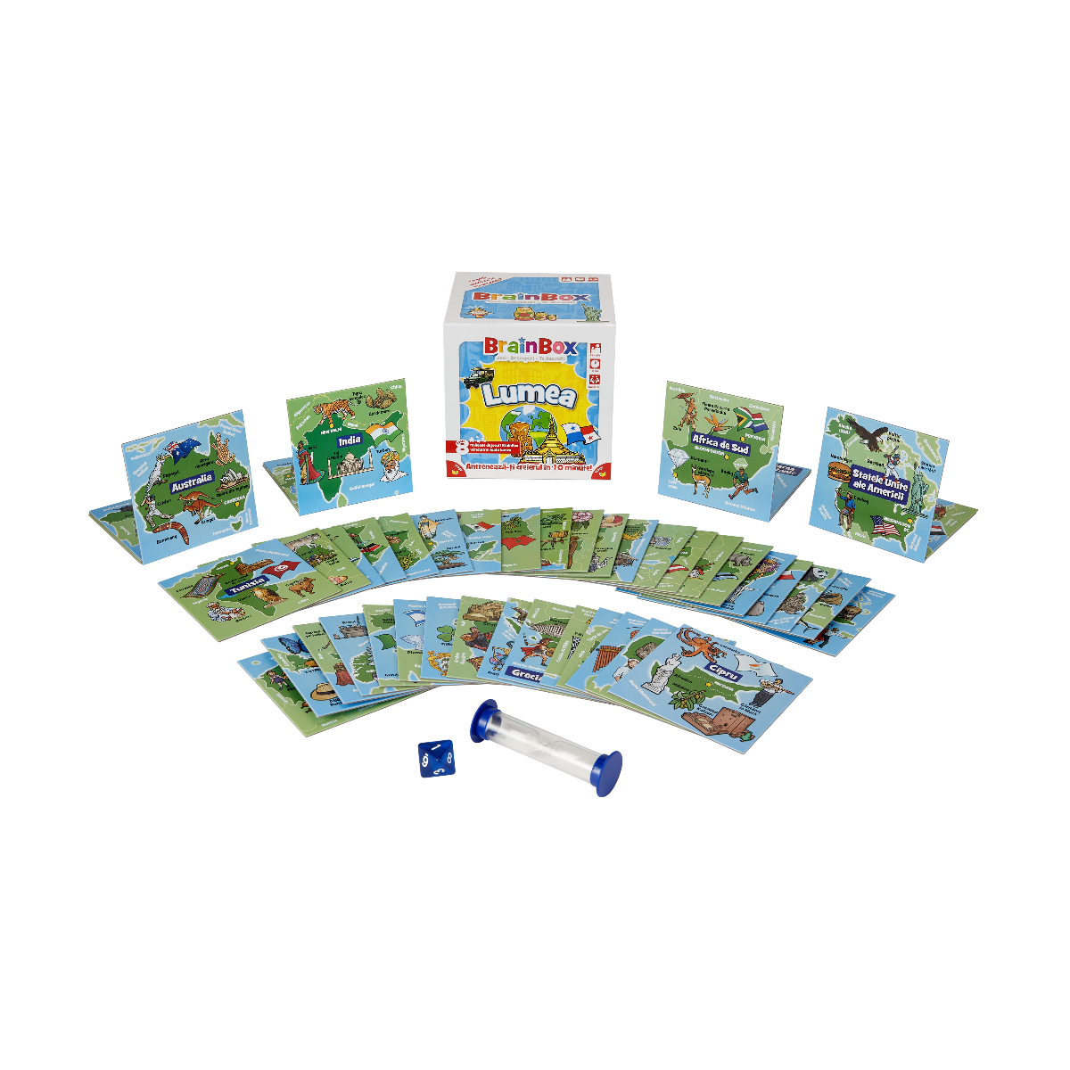JOC EDUCATIV BRAINBOX LUMEA - THE GREEN BOARD GAME COMPANY LTD (G114001) - Libelula Vesela - Jucarii