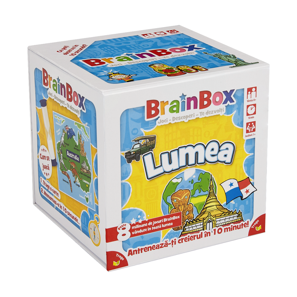 JOC EDUCATIV BRAINBOX LUMEA - THE GREEN BOARD GAME COMPANY LTD (G114001) - Libelula Vesela - Jucarii