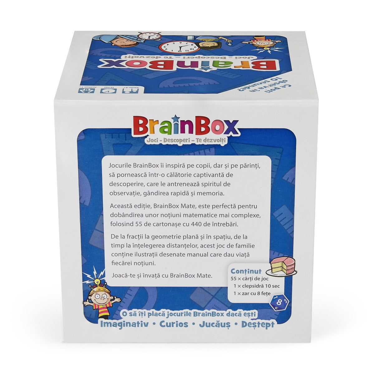 JOC EDUCATIV BRAINBOX SA INVATAM MATE - THE GREEN BOARD GAME COMPANY LTD (G114018) - Libelula Vesela - Jucarii