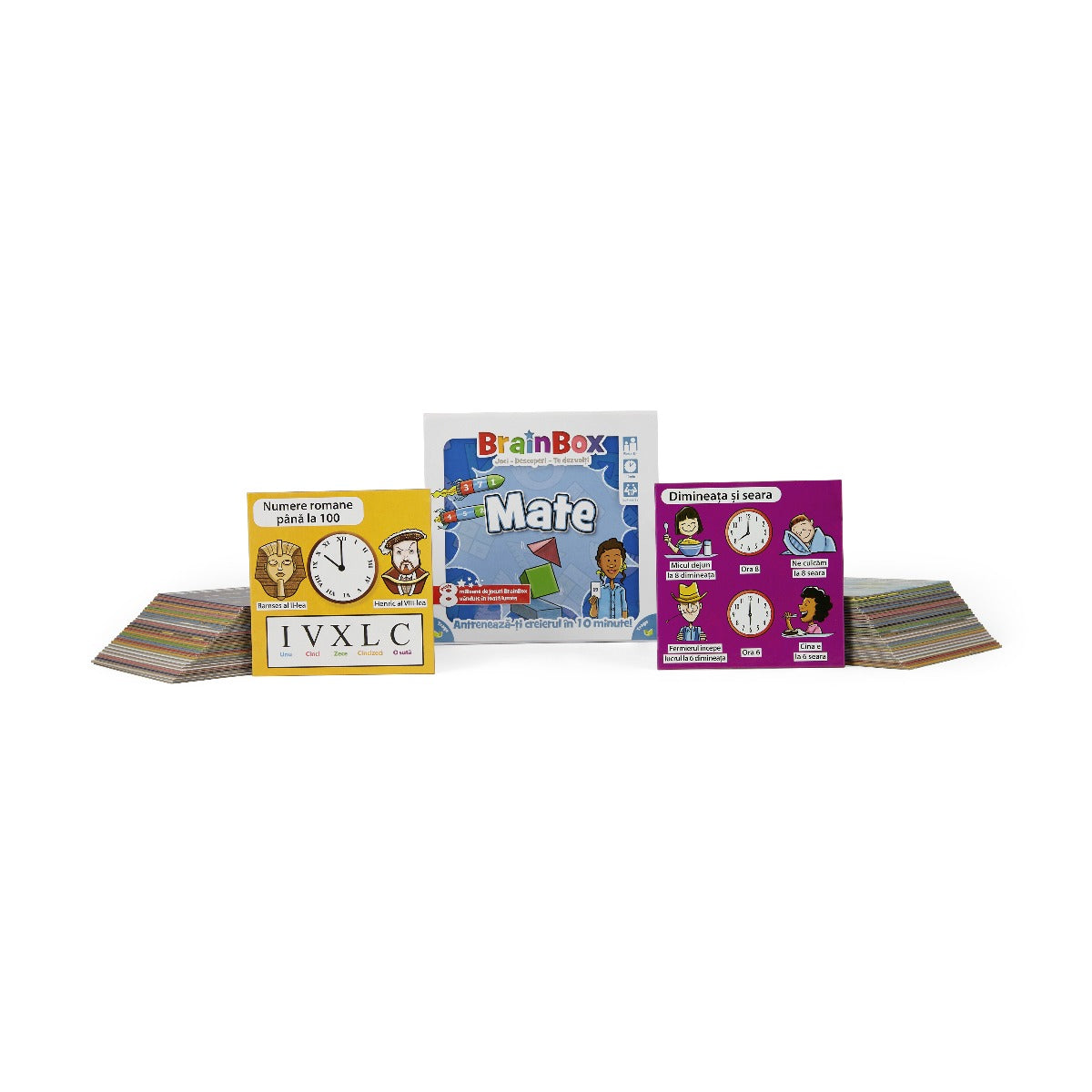 JOC EDUCATIV BRAINBOX SA INVATAM MATE - THE GREEN BOARD GAME COMPANY LTD (G114018) - Libelula Vesela - Jucarii