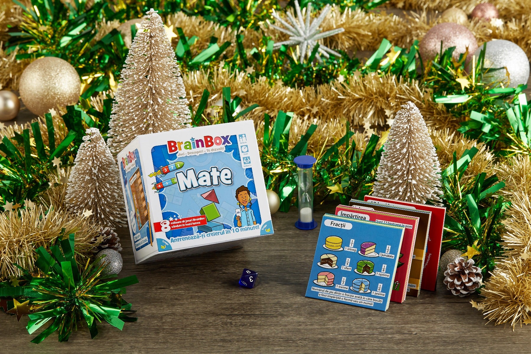 JOC EDUCATIV BRAINBOX SA INVATAM MATE - THE GREEN BOARD GAME COMPANY LTD (G114018) - Libelula Vesela - Jucarii