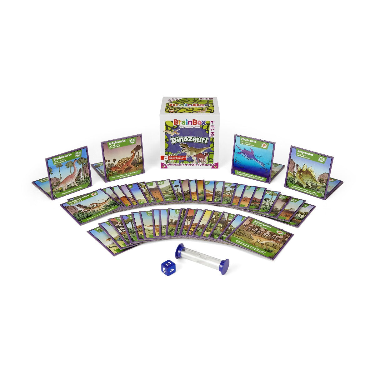 JOC EDUCATIV BRAINBOX DINOZAURI - THE GREEN BOARD GAME COMPANY LTD (G114038) - Libelula Vesela - Jucarii