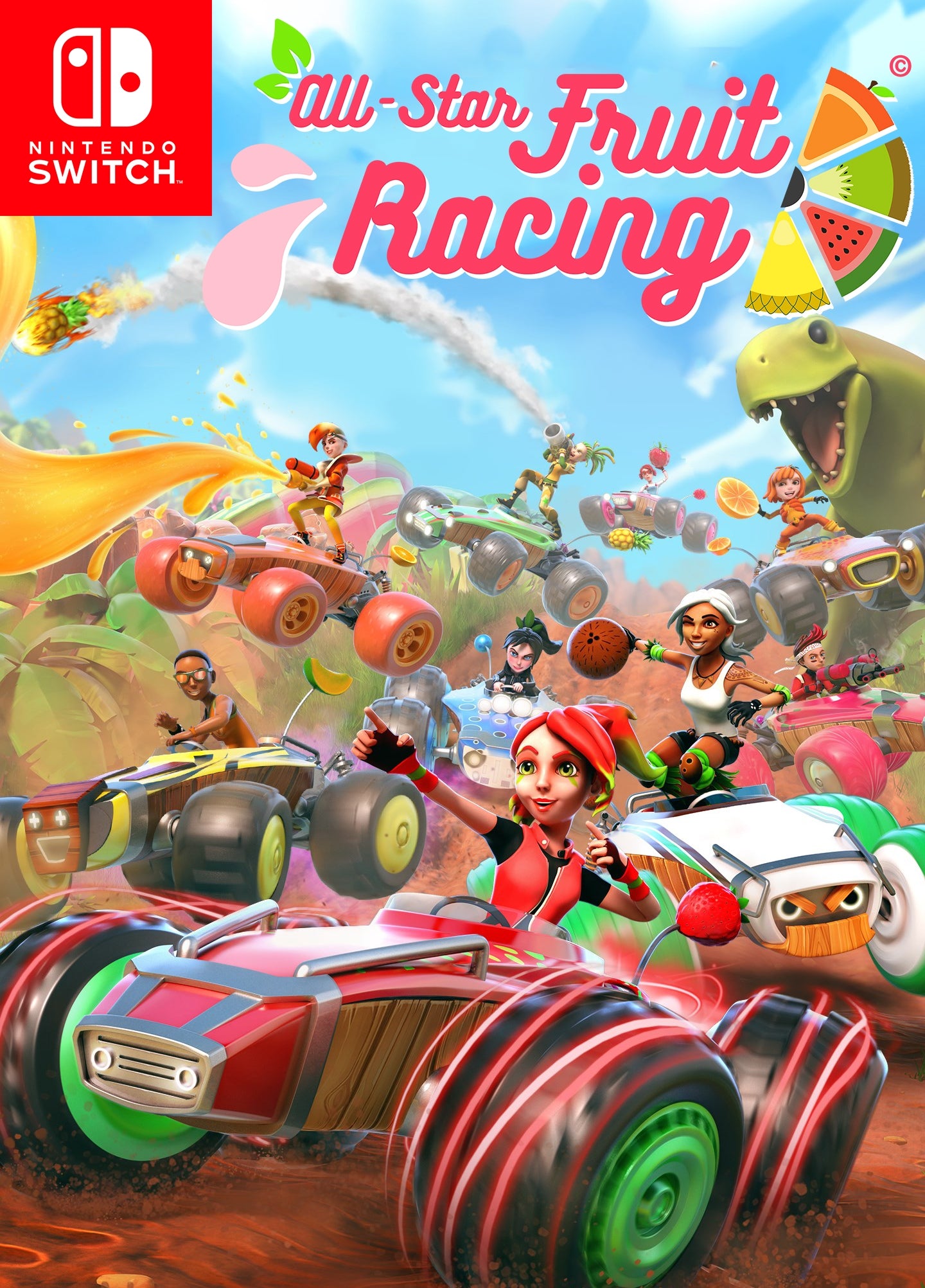 ALL-STAR FRUIT RACING - NINTENDO - SWITCH - MULTILANGUAGE - EU - Libelula Vesela - Jocuri video