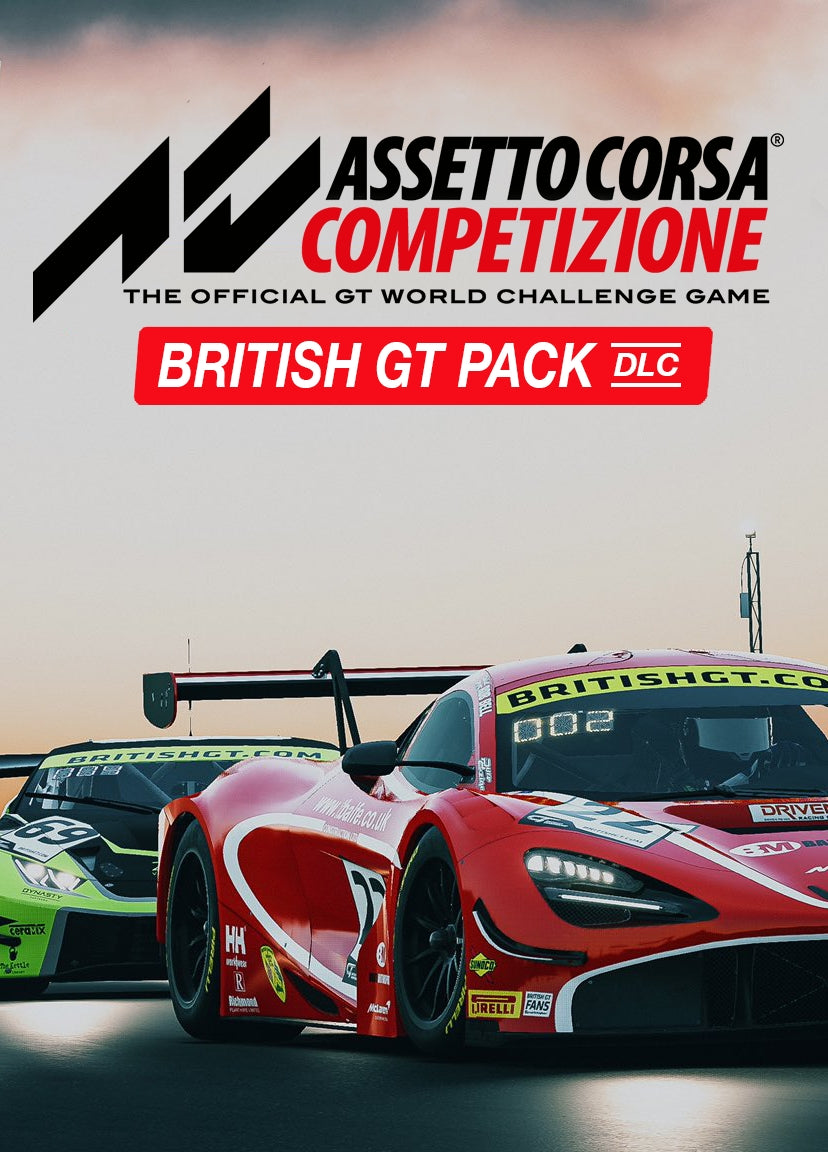 ASSETTO CORSA COMPETIZIONE - BRITISH GT PACK - STEAM - PC - ROW - MULTILANGUAGE - Libelula Vesela - Jocuri video