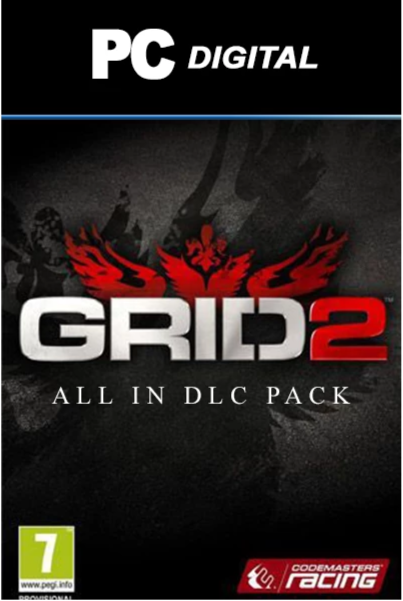 GRID 2 ALL IN DLC PACK - STEAM - WORLDWIDE - MULTILANGUAGE - PC - Libelula Vesela - Jocuri video