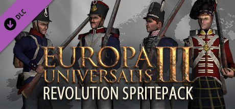 EUROPA UNIVERSALIS III - REVOLUTION SPRITEPACK (DLC) - STEAM - PC - WORLDWIDE - Libelula Vesela - Jocuri video