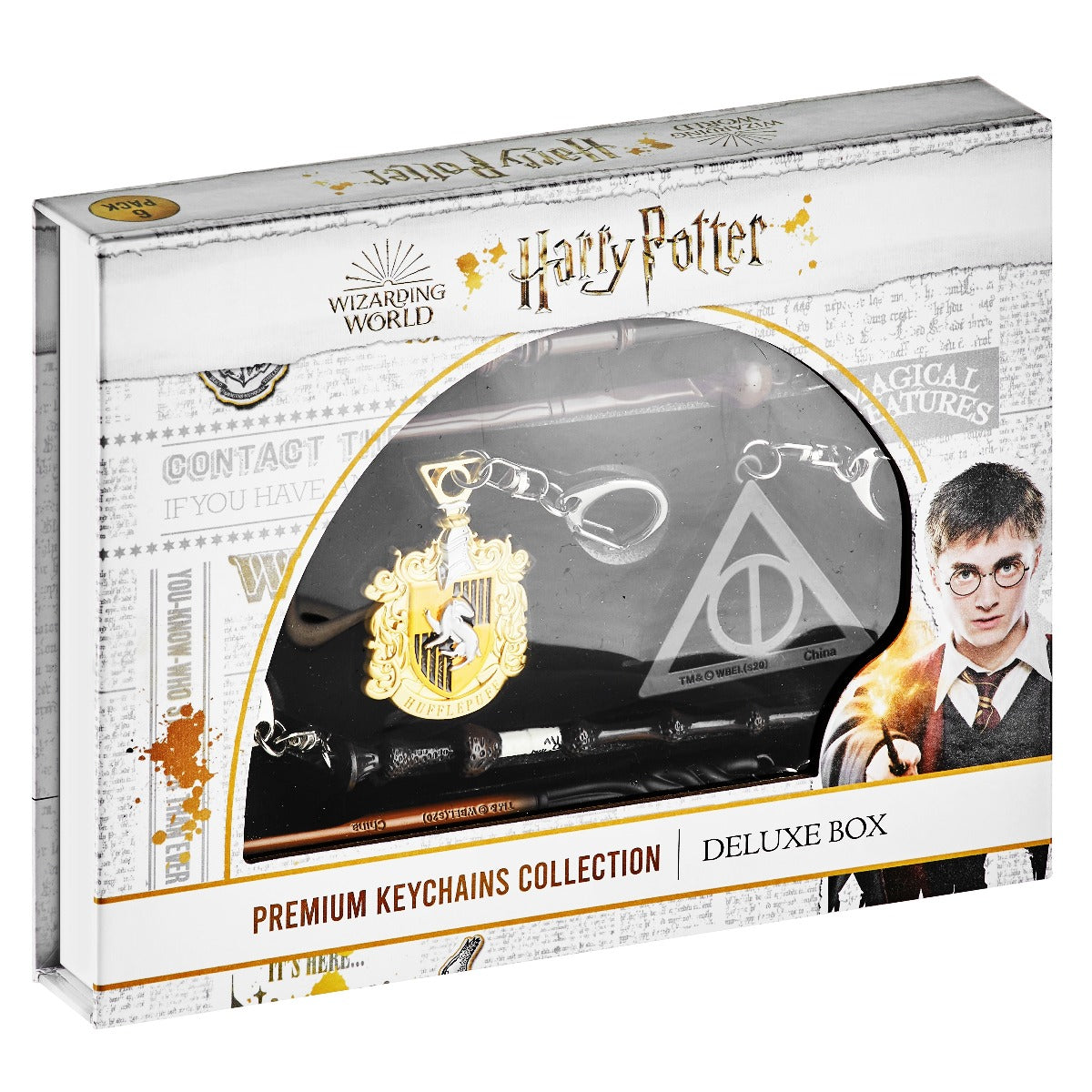 HARRY POTTER - SET BRELOCURI PREMIUM, 6 BUC - JAZWARES (HP8550) - Libelula Vesela - Jucarii