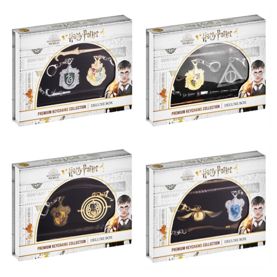 HARRY POTTER - SET BRELOCURI PREMIUM, 6 BUC - JAZWARES (HP8550) - Libelula Vesela - Jucarii