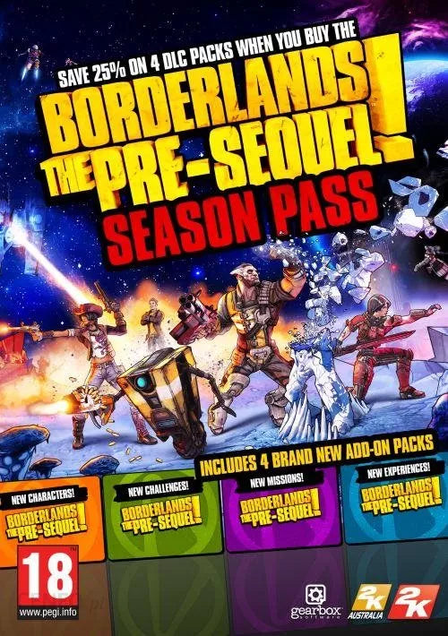 BORDERLANDS: THE PRE-SEQUEL - SEASON PASS - PC - STEAM - MULTILANGUAGE - EU - Libelula Vesela - Jocuri video