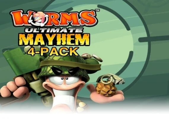 WORMS ULTIMATE MAYHEM 4-PACK - STEAM - MULTILANGUAGE - WORLDWIDE - PC - Libelula Vesela - Jocuri video
