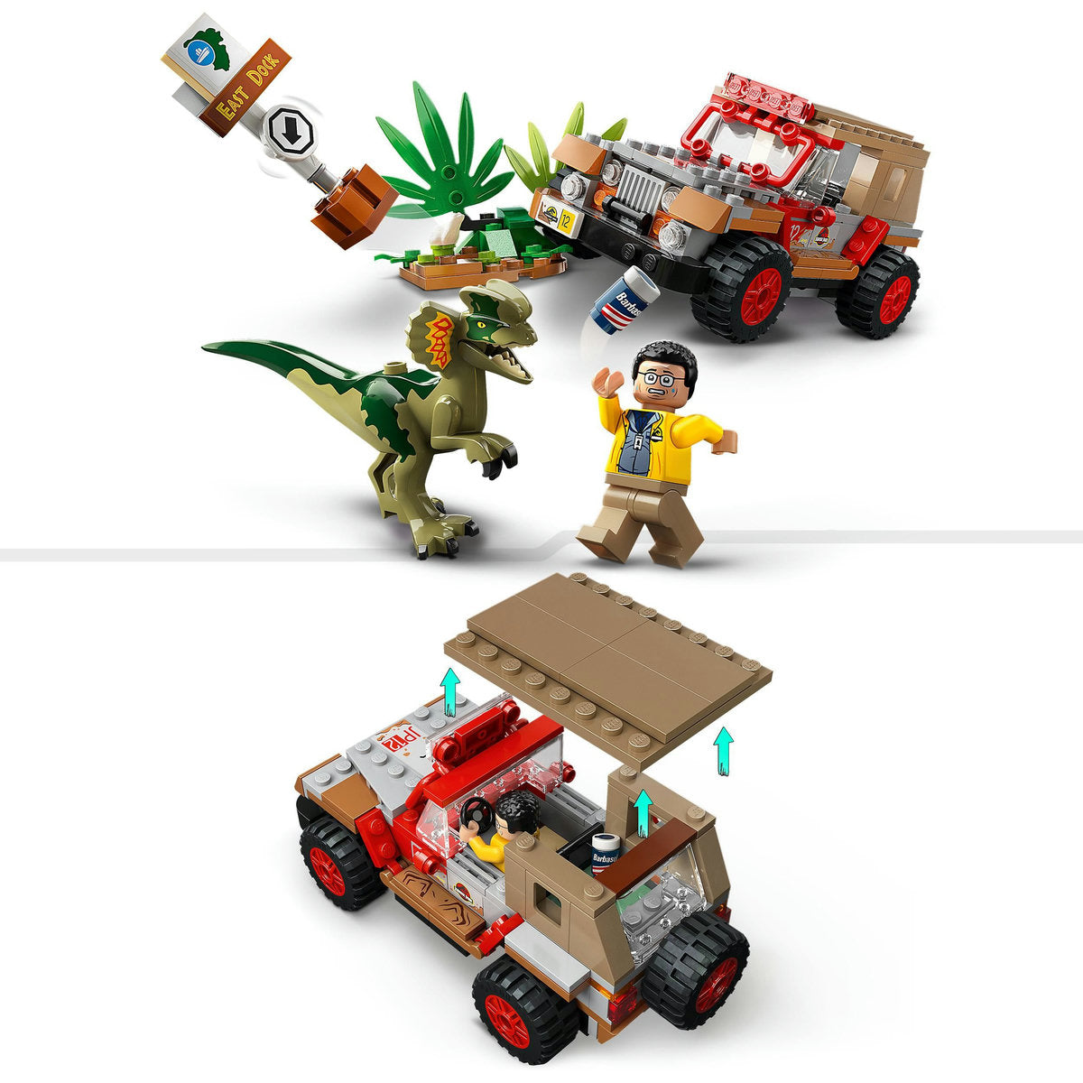 AMBUSCADA DINOZAURULUI DILOPHOSAURUS - LEGO JURASSIC WORLD - LEGO (76958)
