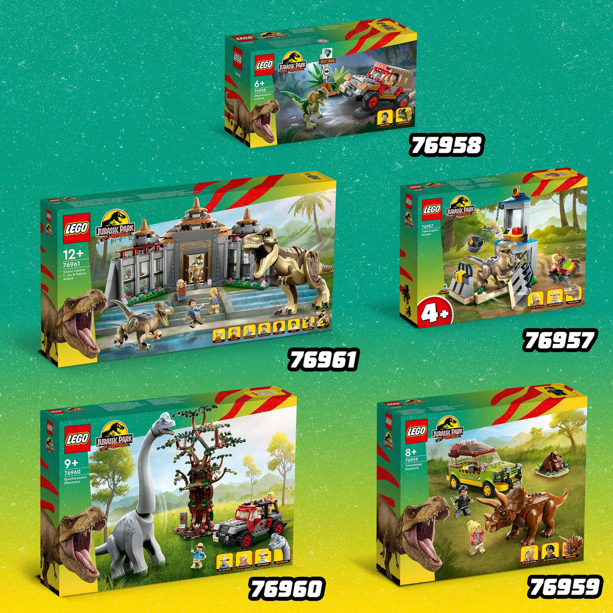DESCOPERIREA DINOZAURULUI BRACHIOSAURUS - LEGO JURASSIC WORLD - LEGO (76960)