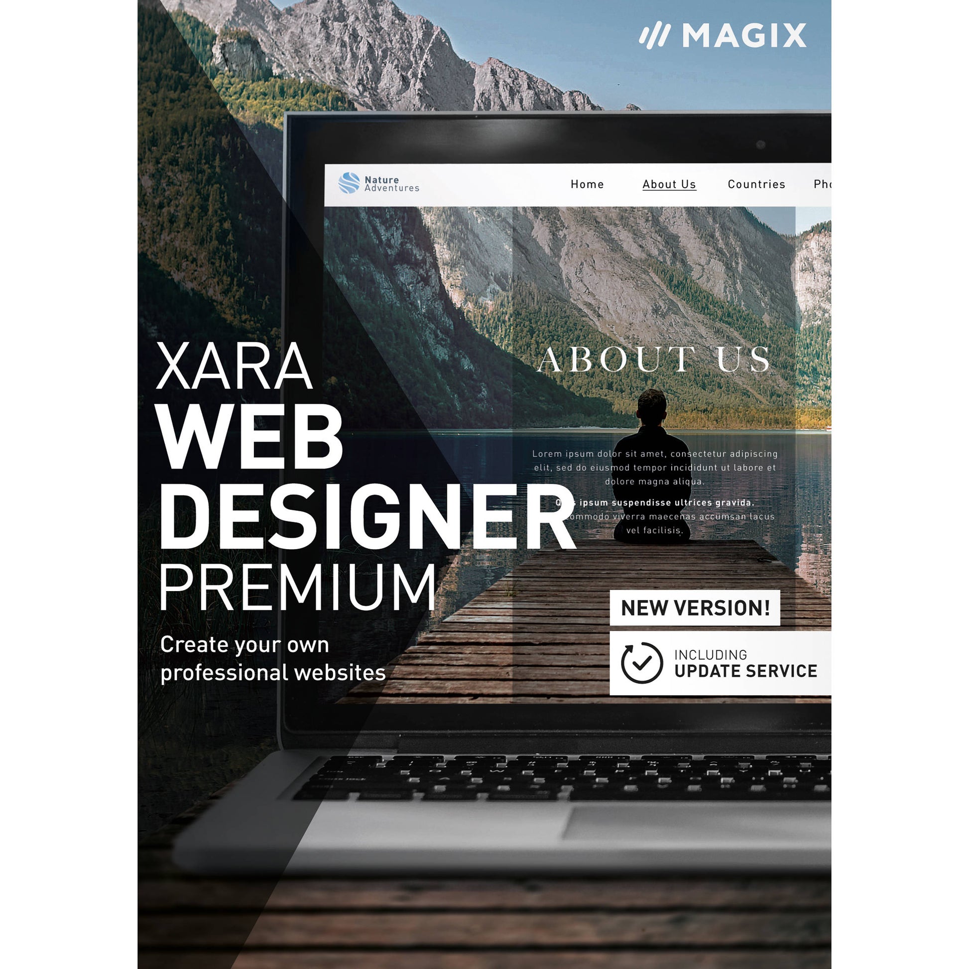 MAGIX XARA WEB DESIGNER PREMIUM - OFFICIAL WEBSITE - MULTILANGUAGE - WORLDWIDE - PC - Libelula Vesela - Software
