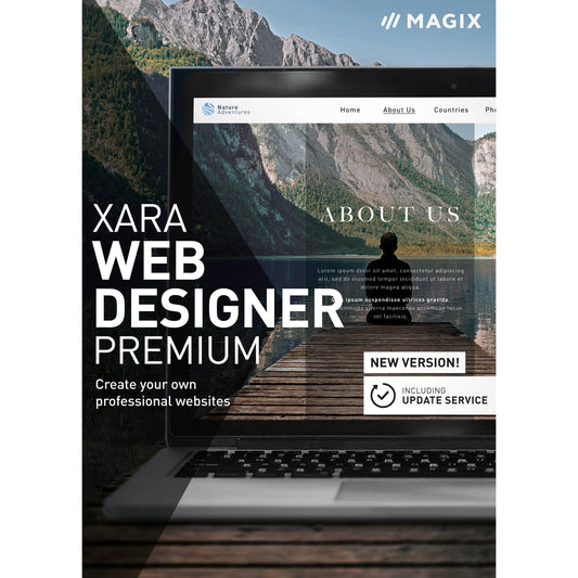 MAGIX XARA WEB DESIGNER PREMIUM - OFFICIAL WEBSITE - MULTILANGUAGE - WORLDWIDE - PC