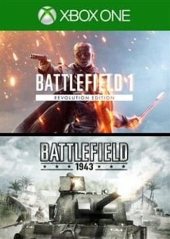 BATTLEFIELD 1 REVOLUTION & BATTLEFIELD 1943 BUNDLE - XBOX LIVE - XBOX ONE - MULTILANGUAGE - WORLDWIDE - Libelula Vesela - Jocuri video