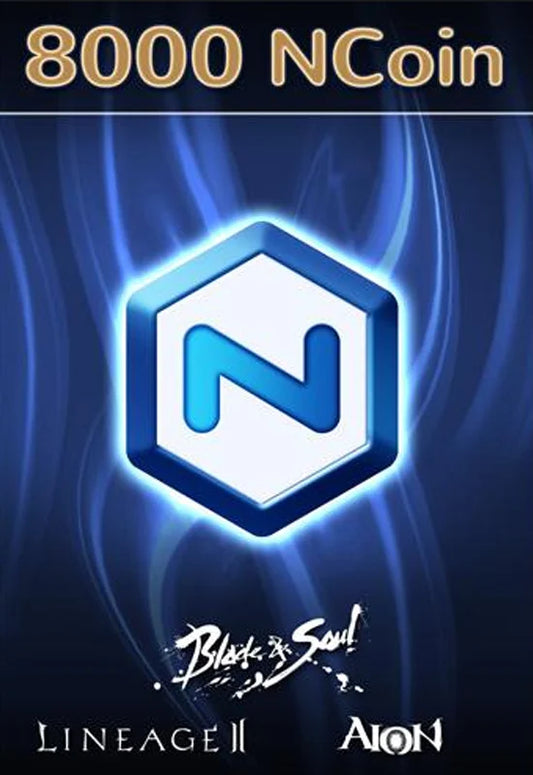 NCSOFT - 8000 NCOIN - OFFICIAL WEBSITE - PC - MULTILANGUAGE - WORLDWIDE