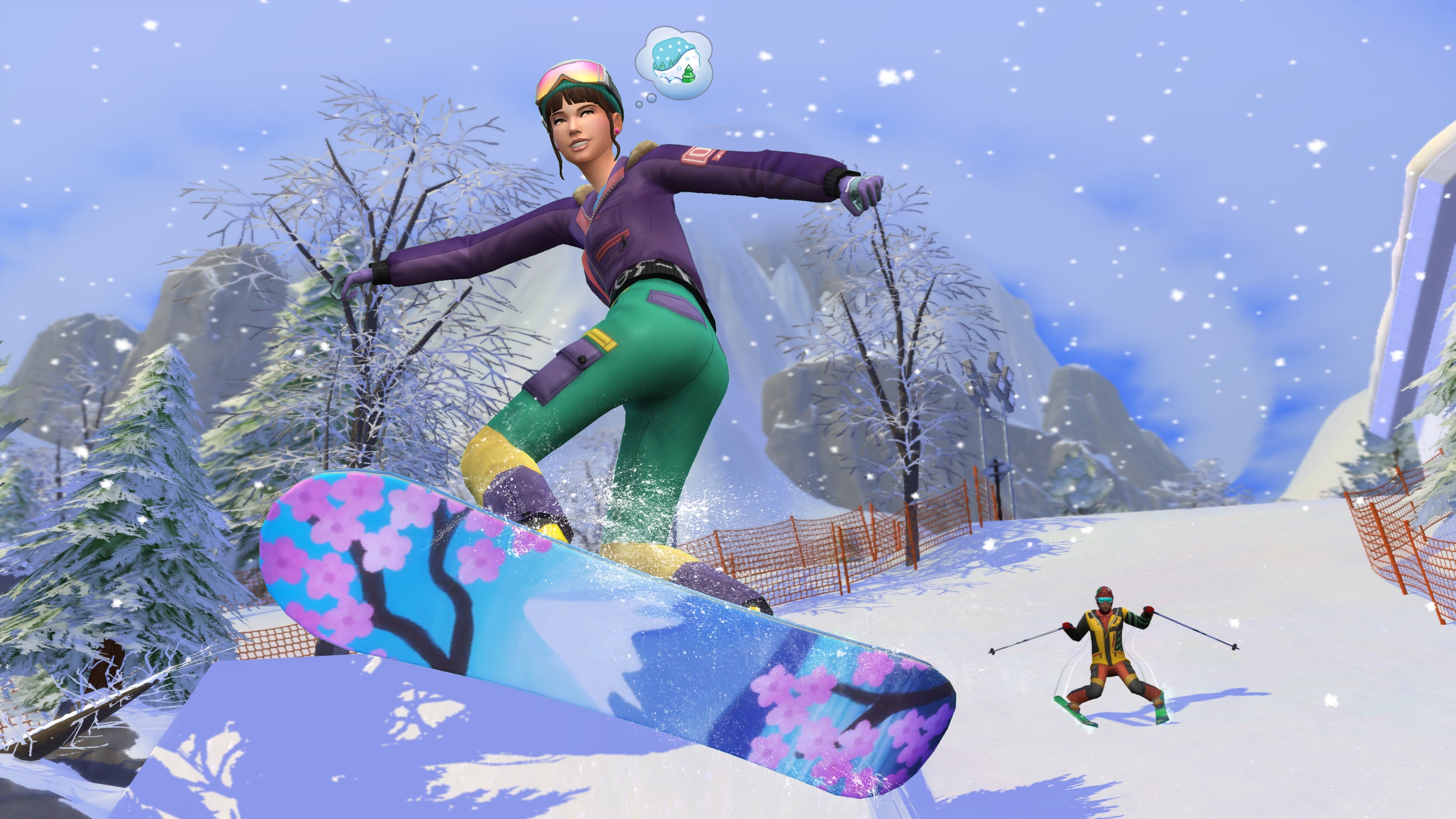 THE SIMS 4: SNOWY ESCAPE - EXPANSION PACK - ORIGIN - PC / MAC - MULTILANGUAGE - WORLDWIDE - Libelula Vesela - Jocuri video