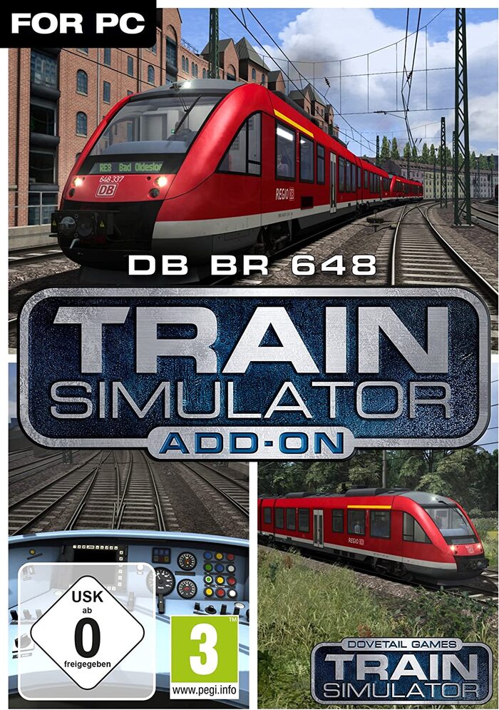 TRAIN SIMULATOR: DB BR 648 LOCO ADD-ON DLC - STEAM - PC - MULTILANGUAGE - WORLDWIDE - Libelula Vesela - Jocuri video