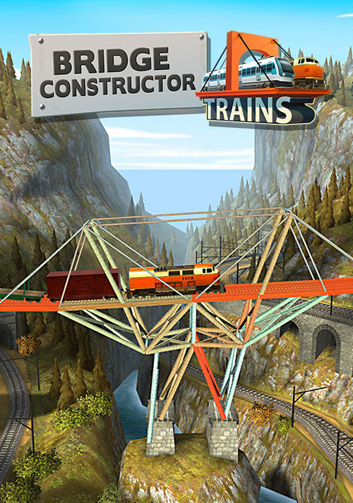 BRIDGE CONSTRUCTOR TRAINS - EXPANSION PACK (DLC) - STEAM - PC - WORLDWIDE - Libelula Vesela - Jocuri video