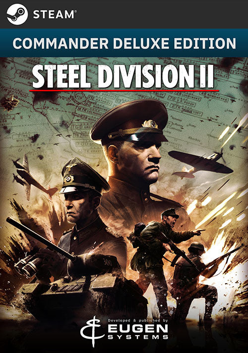 STEEL DIVISION 2 COMMANDER DELUXE EDITION - STEAM - WORLDWIDE - MULTILANGUAGE - PC - Libelula Vesela - Jocuri video