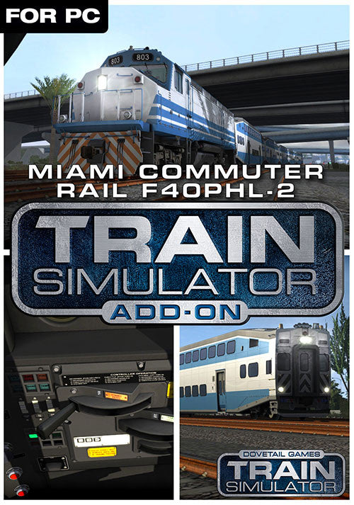 TRAIN SIMULATOR: MIAMI COMMUTER RAIL F40PHL-2 LOCO ADD-ON - STEAM - WORLDWIDE - MULTILANGUAGE - PC - Libelula Vesela - Jocuri video