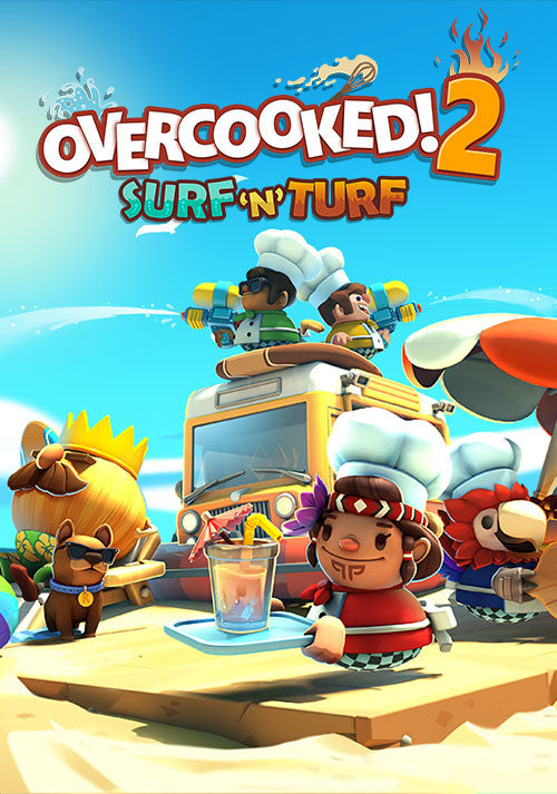 OVERCOOKED! 2 - SURF 'N' TURF - STEAM - WORLDWIDE - MULTILANGUAGE - PC - Libelula Vesela - Jocuri video
