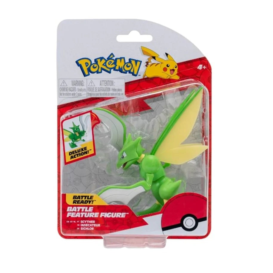 FIGURINA DE ACTIUNE, POKEMON, SCYTHER - JAZWARES (PKW0167) - Libelula Vesela - Jucarii