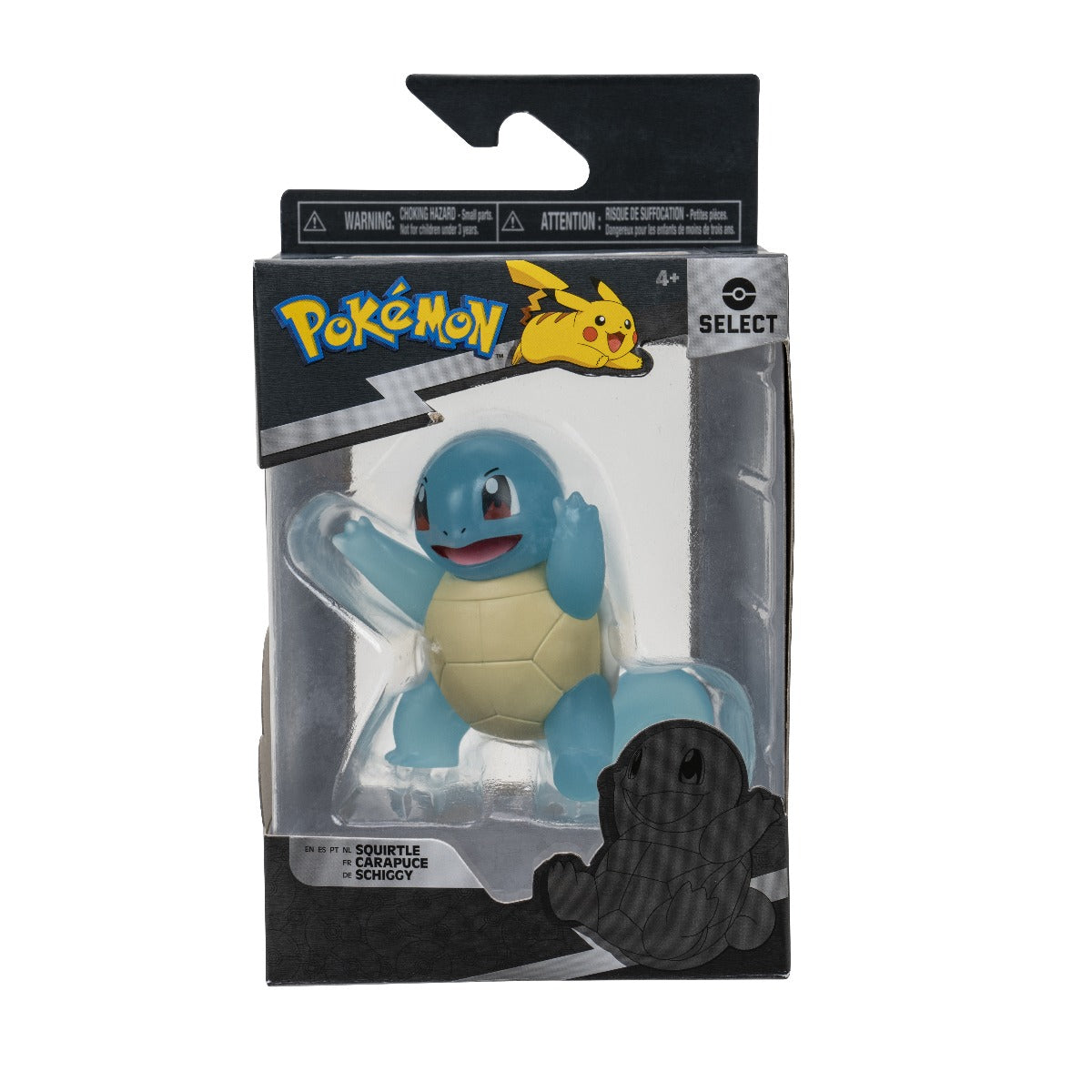 FIGURINA DE ACTIUNE, POKEMON, 7.5 CM, SQUIRTLE TRANSLUCENT - JAZWARES (PKW2404) - Libelula Vesela - Jucarii