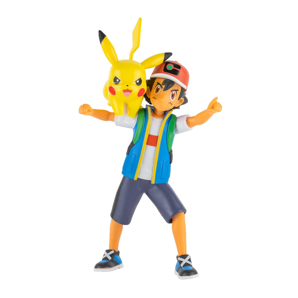 SET FIGURINE DE ACTIUNE, POKEMON, ASH & PIKACHU, 2BUC - JAZWARES (PKW2473) - Libelula Vesela - Jucarii
