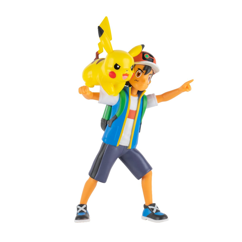 SET FIGURINE DE ACTIUNE, POKEMON, ASH & PIKACHU, 2BUC - JAZWARES (PKW2473) - Libelula Vesela - Jucarii