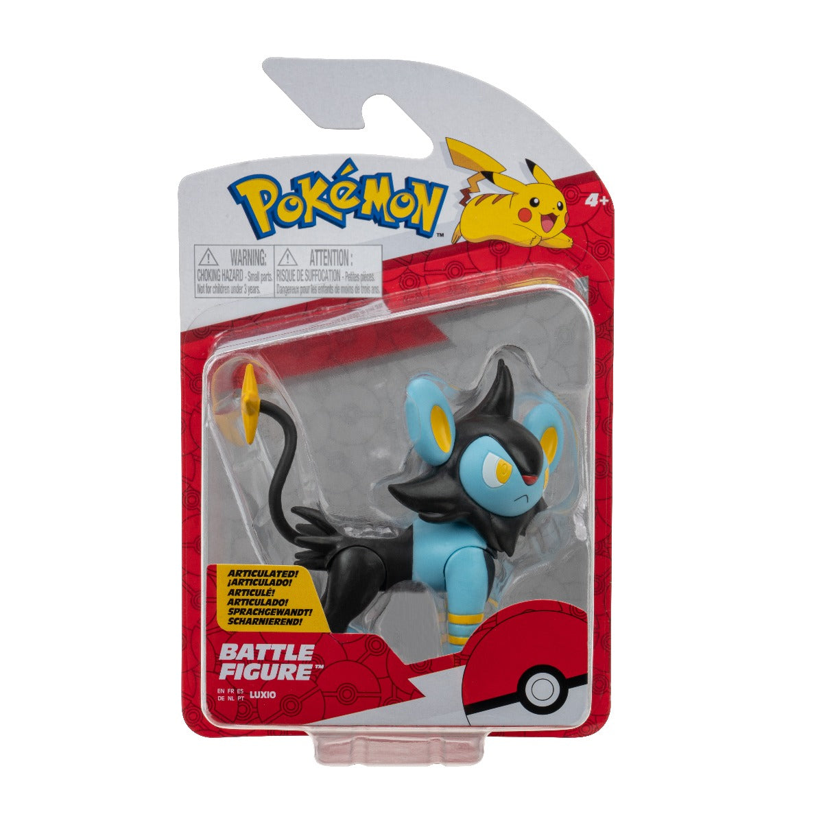 PACHET FIGURINA DE ACTIUNE, POKEMON, LUXIO - JAZWARES (PKW2649) - Libelula Vesela - Jucarii