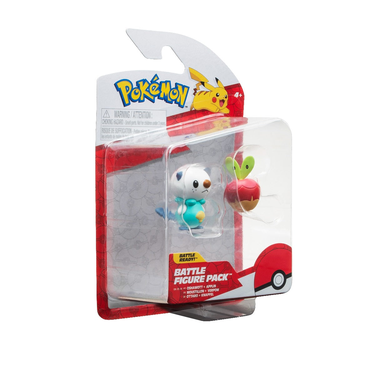 POKEMON - SET FIGURINE DE ACTIUNE, (APPLIN & OSHAWOTT), 2 BUC - JAZWARES (PKW3000) - Libelula Vesela - Jucarii