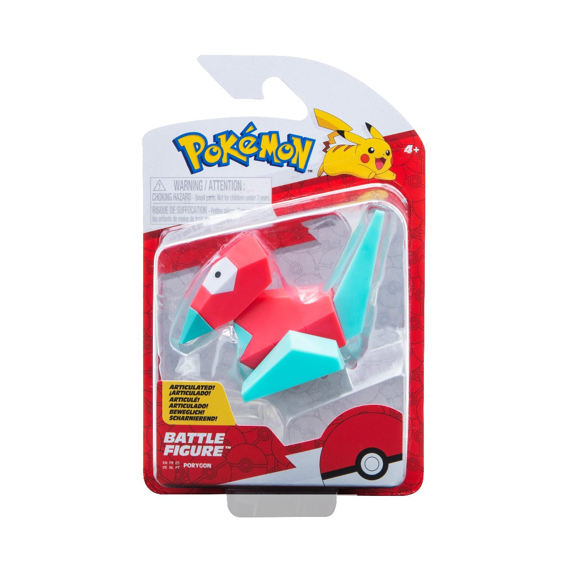 POKEMON - FIGURINA DE ACTIUNE, PORYGON - JAZWARES (PKW3004) - Libelula Vesela - Jucarii