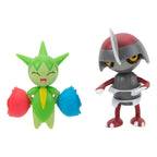 POKEMON - SET FIGURINE DE ACTIUNE, (PAWNIARD & ROSELIA), 2 BUC - JAZWARES (PKW3006) - Libelula Vesela - Jucarii