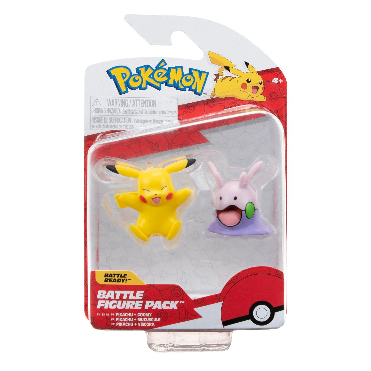 POKEMON - SET FIGURINE DE ACTIUNE, (GOOMY & PIKACHU #11), 2 BUC - JAZWARES (PKW3007) - Libelula Vesela - Jucarii