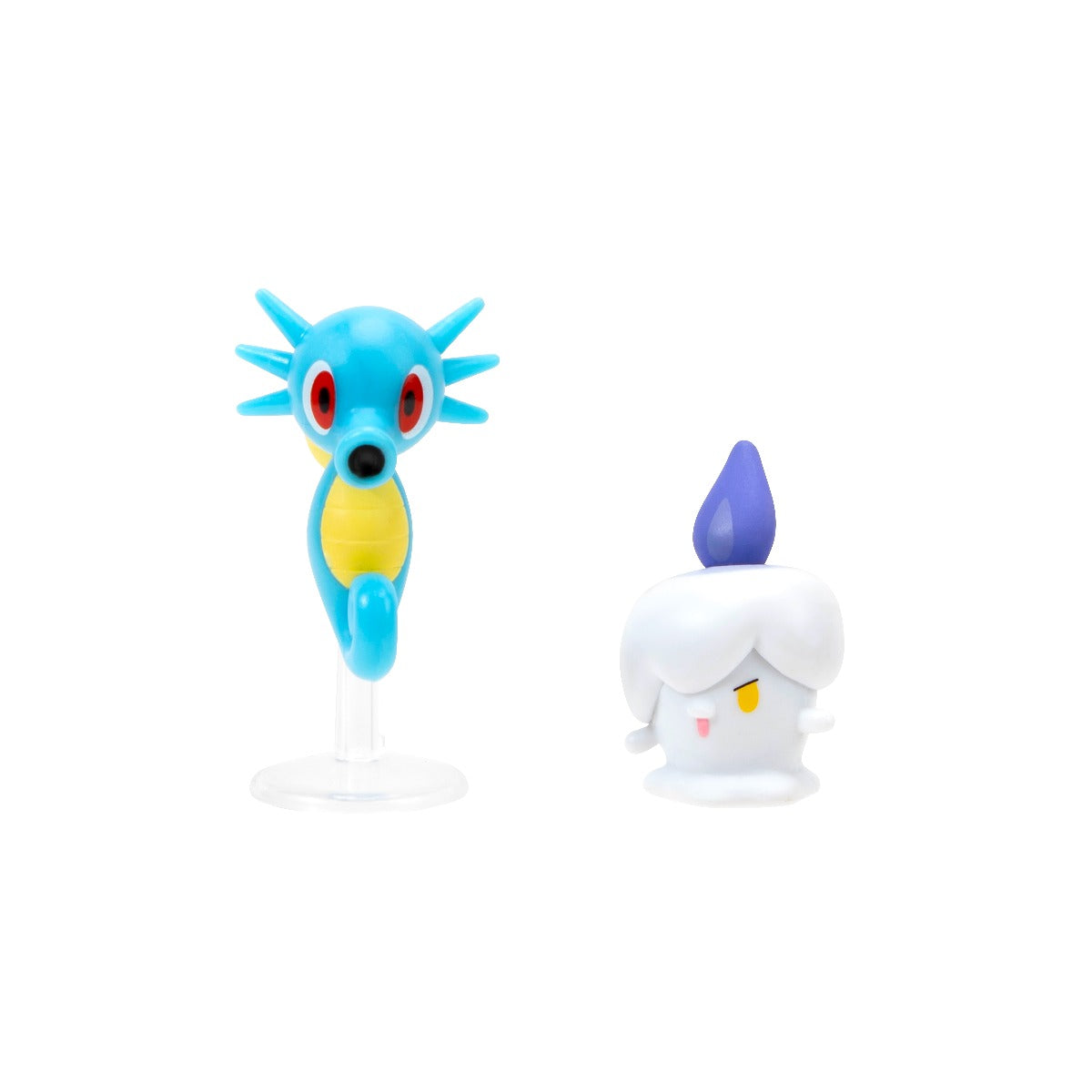POKEMON - SET FIGURINE DE ACTIUNE, (LITWICK & HORSEA), 2 BUC - JAZWARES (PKW3008) - Libelula Vesela - Jucarii