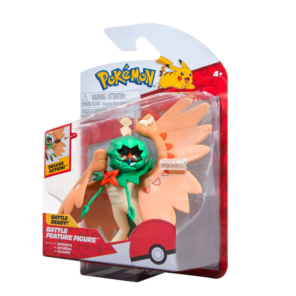 POKEMON - FIGURINA DE ACTIUNE, DECIDUEYE - JAZWARES (PKW3038) - Libelula Vesela - Jucarii