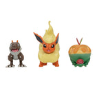 POKEMON - SET 3 FIGURINE DE ACTIUNE, APPLTUN, TYRUNT, FLAREON, 3 BUC - JAZWARES (PKW3047) - Libelula Vesela - Jucarii