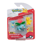 POKEMON - SET 3 FIGURINE DE ACTIUNE, PIKACHU #2, HORSEA, IVYSAUR, 3 BUC - JAZWARES (PKW3049) - Libelula Vesela - Jucarii