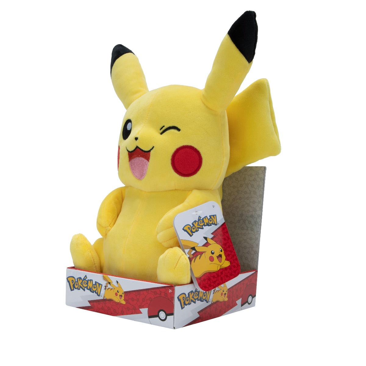 POKEMON - JUCARIE DE PLUS 30 CM, PIKACHU, S4 - JAZWARES (PKW3106) - Libelula Vesela - Jucarii