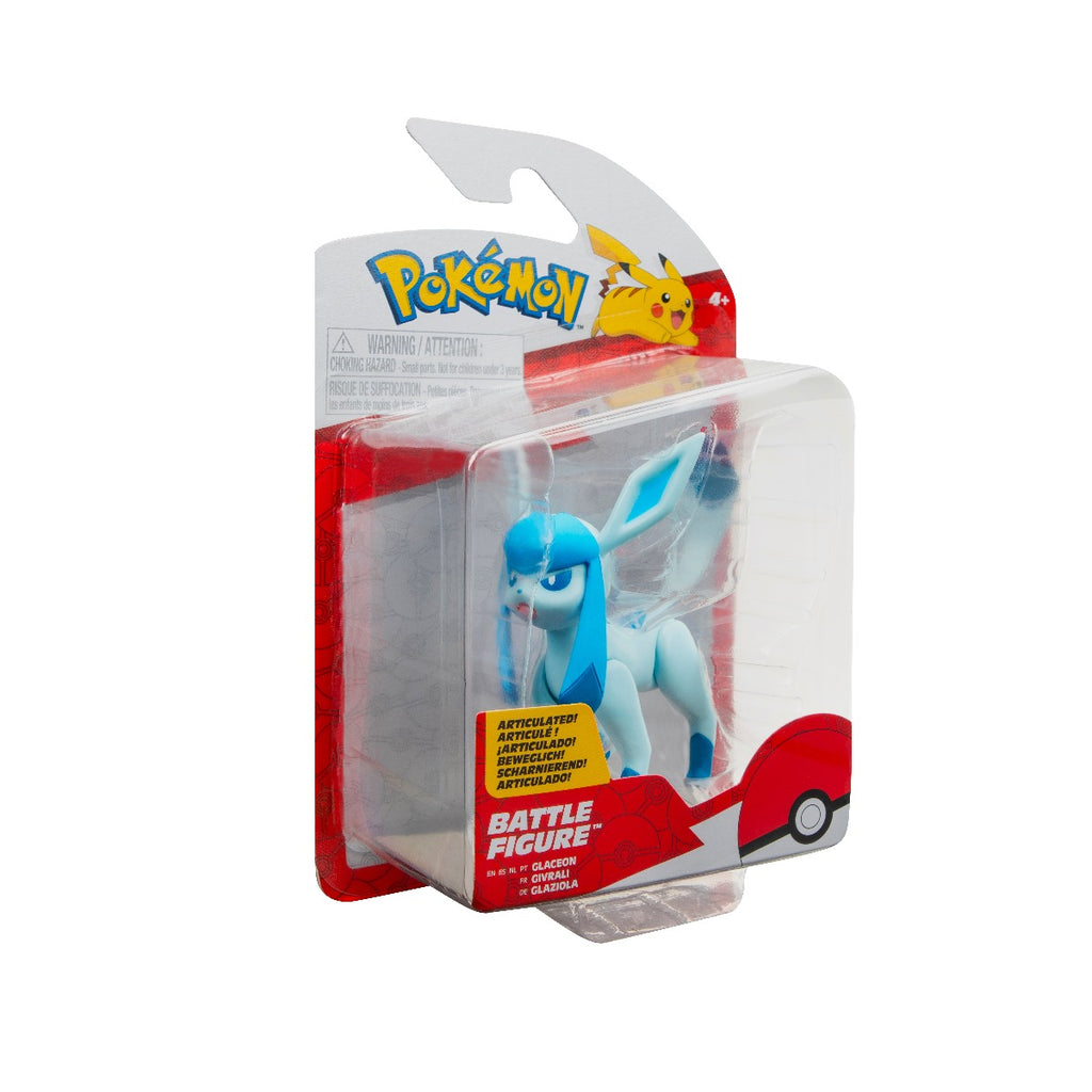 POKEMON - FIGURINA DE ACTIUNE, GLACEON - JAZWARES (PKW3362) - Libelula Vesela - Jucarii