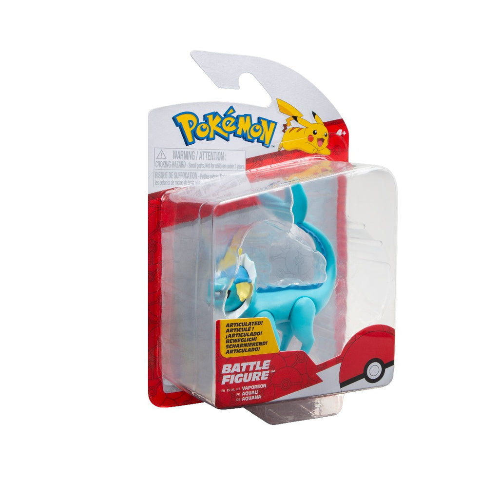 POKEMON - FIGURINA DE ACTIUNE, VAPOREON - JAZWARES (PKW3578) - Libelula Vesela - Jucarii