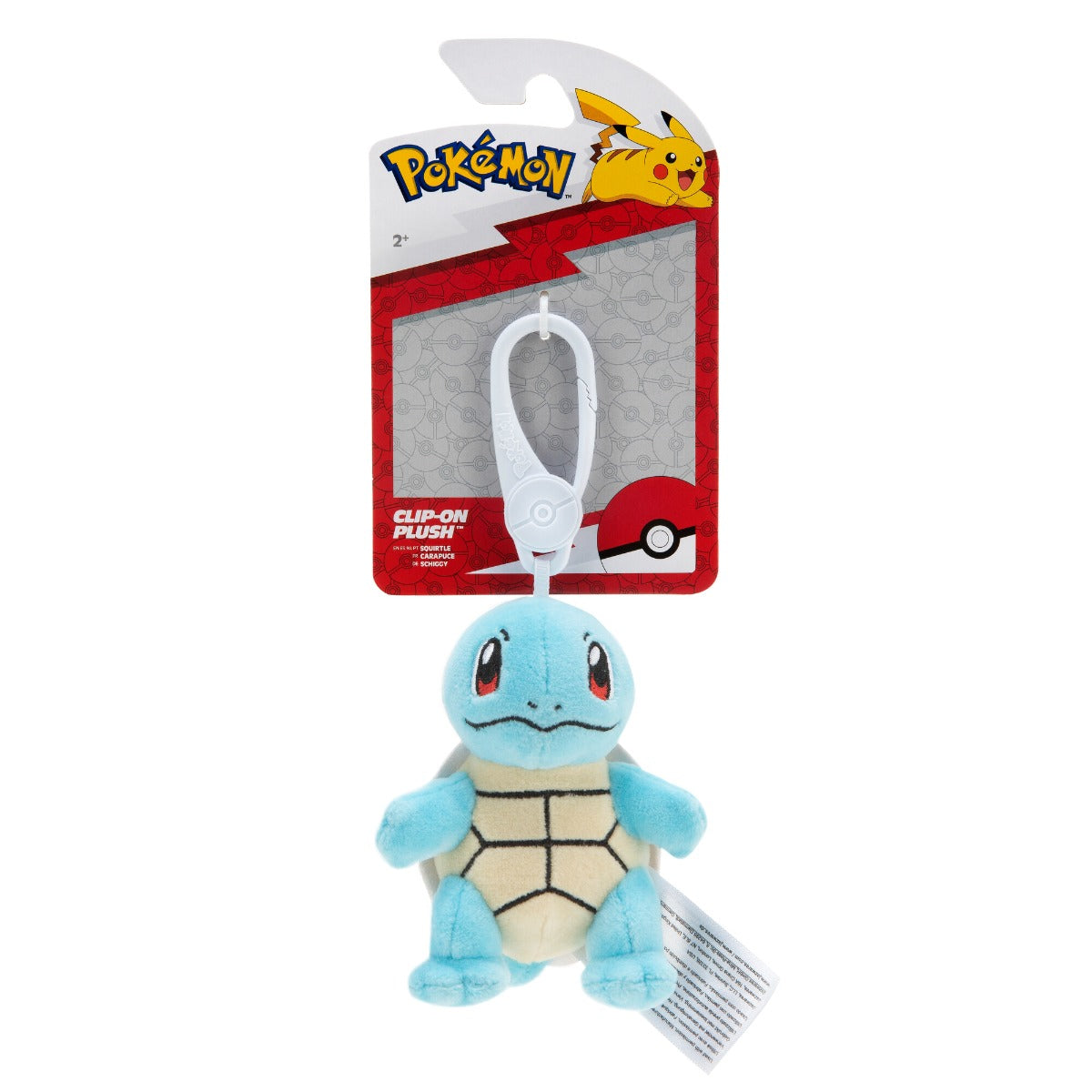POKEMON - JUCARIE DE PLUS CU AGATATOARE, SQUIRTLE, S6 - JAZWARES (PKW0123) - Libelula Vesela - Jucarii